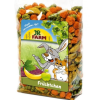 Jr farm früchtchen til gnavere og mindre kæledyr, farverig blanding af sundt foder med frugt og grønt, der sikrer en varieret kost. Verpacket i praktisk pose. | gnavernes univers