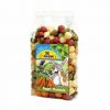 Blandet snack til gnavere fra jr farm, pakket i transparent pose med farverige kugler. Ideel til nager og mindre kæledyr som tilføjelse til kosten. | gnavernes univers