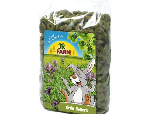 JR FARM Grün-Rollers i pose, ideel til gnavere og mindre kæledyr, leverer nærende og velsmagende snacks lavet af naturlige ingredienser. Perfekt til forkælelse og som supplement til dagligfoderet.