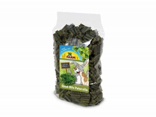 Jr farm quad-bits petersilie til gnavere, sund og nærende snack spækket med vitamin c, perfekt til kaniner og mindre kæledyr. 250 g pakke. | gnavernes univers