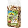 Jrfarm apfel-chips til gnavere og mindre kæledyr, sund og velsmagende snack med højt indhold af vitaminer. Ideel til berigelse af kost og aktivitetsniveau. | gnavernes univers
