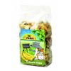 Bananenchips fra jr farm, lækker snack til gnavere og små kæledyr, pakket i praktisk pose. | gnavernes univers