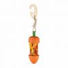 210250 sat waris hanger carrot orange + loofah dia. 4,5x23cm | gnavernes univers
