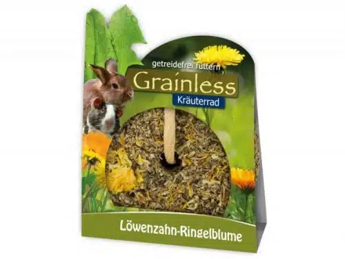 JR16297 JR Farm Grainless Krydderurtehjul Mælkebøtte-Morgenfrue 140G 1