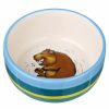 Tx60802 - keramik skål til marsvin 250 ml ø11 cm | gnavernes univers
