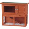 G94672 kaninbur 92x45x80cm rød | gnavernes univers