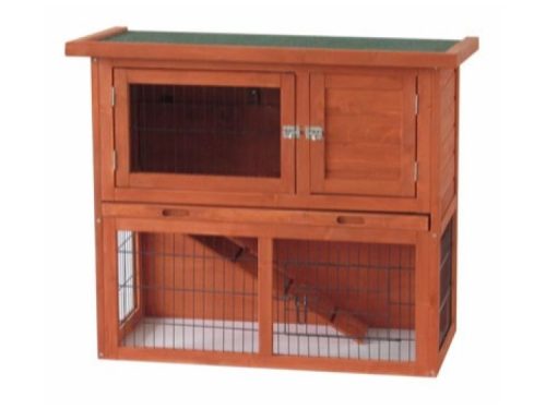 G94672 kaninbur 92x45x80cm rød | gnavernes univers