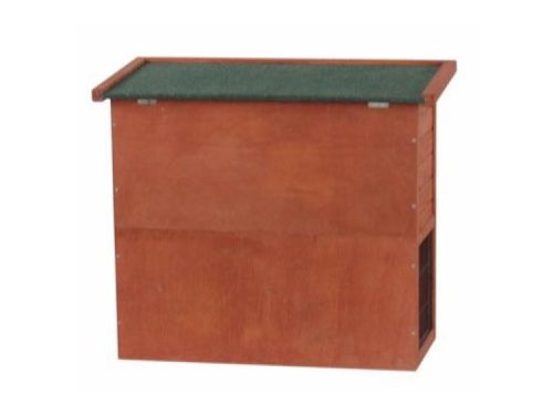 G94672 kaninbur 92x45x80cm rød bag | gnavernes univers