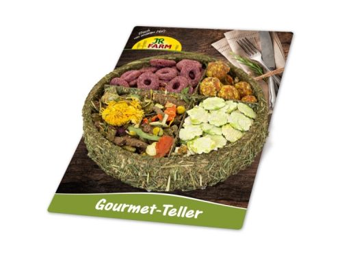 Jr23822 - jr farm gourmet tallerken 100 g pakke | gnavernes univers
