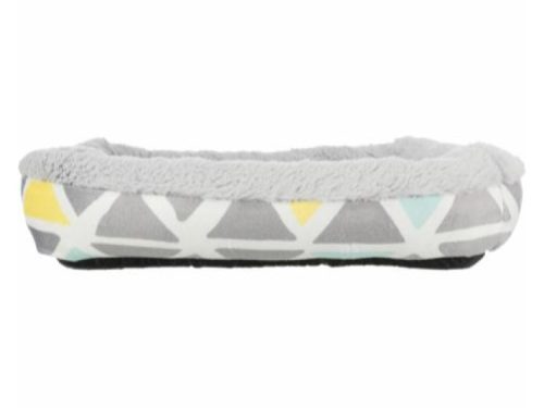 Tx62802 - seng til kanin firkantet plys 30x6x22 cm grå 1 | gnavernes univers