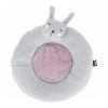 TX38252 - Junior liggemåtte kanin ø40 cm lys grå-lys lilla