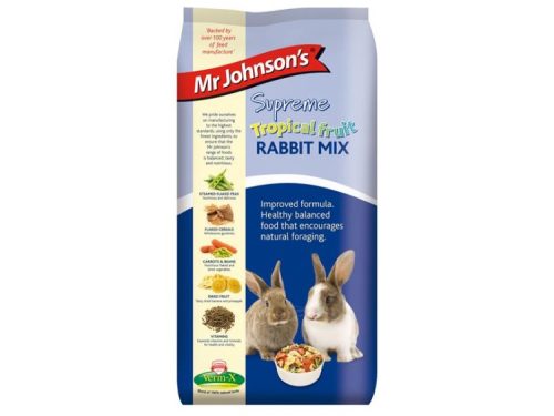 Mr. Johnson's Tropical Rabbit Mix Med Frugt