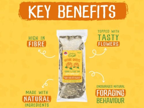 Burgess excel forage & feast hay bar with marigold 1 | gnavernes univers