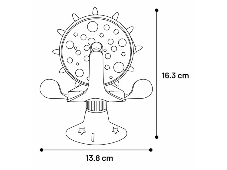 561400 - flamingo snack dispenser turna green mpl | gnavernes univers Gnaver legetøj i form af en aktivitetsplade med farverige figurer, designet til gnavere, målende 16,3 cm i højden og 13,8 cm i bredden. Perfekt til stimulering og leg for små kæledyr. | gnavernes univers