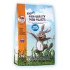 Kaja's high quality food pellets til kaniner, 2 kg, udviklet i samarbejde med dyrlæger og smådyrsspecialister. Optimal ernæring fra de grønne enge i sydøst-norge. | gnavernes univers