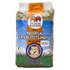 Norsk kvalitets-hø til gnavere fra to gode naboer, 500 g pose med alfalfa for ekstra protein. Ideelt til hamstere, marsvin og andre små kæledyr. | gnavernes univers