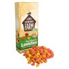 Lækker hamster-snack fra tiny friends farm med smag af banan, jordbær og abrikos. Packaged in a farverig boks med hjerteformede snacks, der er perfekt til gnavere og mindre kæledyr. | gnavernes univers