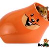 Hamsterhus fra rodipet med sjovt design, perfekt til komfortabel hvile og leg for små kæledyr som hamstere. | gnavernes univers