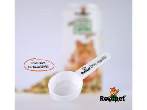 Robipet portionslöffel til gnavere, praktisk måleske til fodring, inklusiv i produktpakken. | gnavernes univers