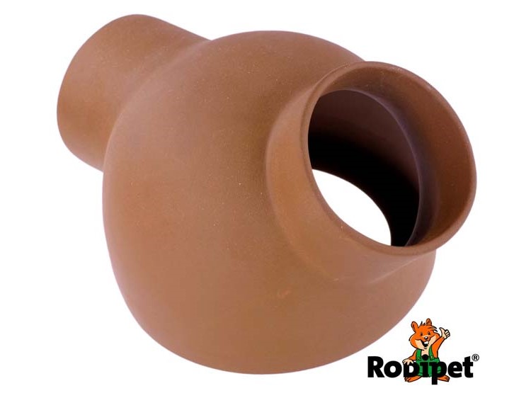 25470 - rodipet® easyclean terra keramik kubel 4 | gnavernes univers Keramisk hule til gnavere fra rodipet, designet til at give et sikkert og hyggeligt skjulested for små kæledyr. | gnavernes univers