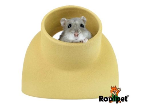 Hamsterhus fra Rodipet, ideelt til gnavere som hamstere. Designet til at give tryghed og skjulested.