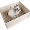 Kanin i sandkasse fra bunny, ideel til gnavere og mindre kæledyr, der giver et sikkert og komfortabelt sted at lege og grave. | gnavernes univers