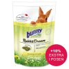 Bunny nature rabbitdream foder til kaniner, 1,5 kg pose med ekstra 10%. Sundt og varieret kostvalg med 42 forskellige planter, ideelt til kaniner fra 6 måneder. | gnavernes univers