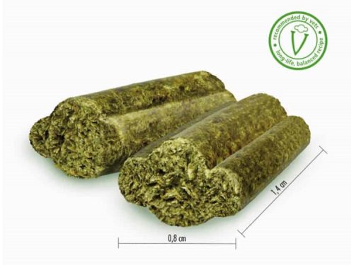Naturlige godbidder til gnavere, ideelle til hamstere og marsvin. Disse sundhedsmæssigt anbefalede snacks er lavet af kvalitetsingredienser og har dimensionerne 0,8 cm x 1,4 cm. Perfekte til at støtte dyrenes velvære og tandpleje. | gnavernes univers