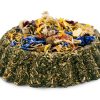 Naturlig gnaverfoder med tørrede blomster og urter, ideelt til hamstere og andre små kæledyr. Perfekt som en sund snack eller til at berige deres kost. | gnavernes univers