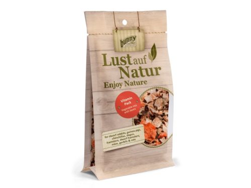 Bunny lust auf natur vitaminpakke med grøntsagsmix og rødbeder, ideel til dværgkaniner, marsvin, chinchillaer, hamstere, mus, gerbiler og rotter. | gnavernes univers