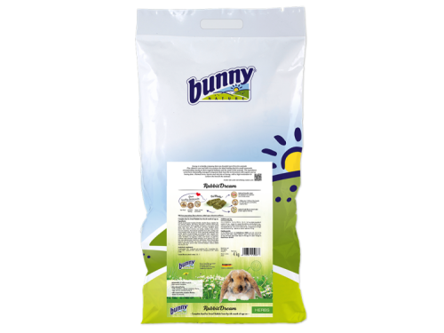 Bunny nature rabbitdream foder til kaniner, 4 kg pose med naturlige ingredienser og en sund kost til dit kæledyr. | gnavernes univers