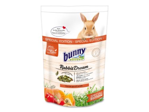 Bunny rabbitdream special edition foder til kaniner, beriget med grøntsager og naturlige ingredienser, ideelt til kaniner fra 6 måneder og ældre. | gnavernes univers