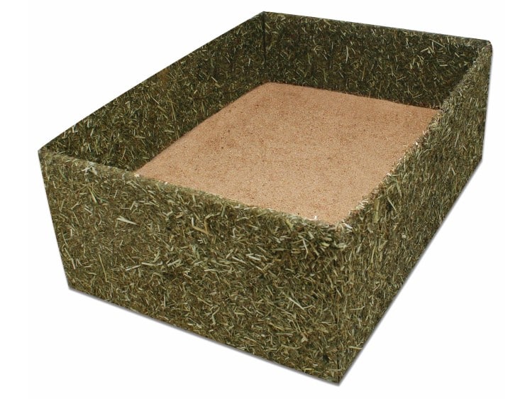 Jr19226-back-to-instinct-gravekasse. Jpg | gnavernes univers Kasse til gnavere lavet af halm og træspåner, ideel som sengeplads eller skjulested for hamstere, mus og andre små kæledyr. | gnavernes univers