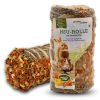 Heu-rolle med grøntsagsdip fra naturhof schröder, ideel til gnavere og mindre kæledyr, giver sund og lækker snackmulighed. Perfekt til at stimulere naturlig adfærd og fremme tandslid. | gnavernes univers