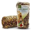 Heu-roll med blomsterdip fra naturhof schröder, ideel til gnavere og mindre kæledyr. Giver en sund snack og stimulerer naturlig adfærd. | gnavernes univers
