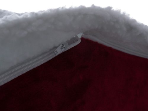 Lukket fleecepose til gnavere med lynlås, ideel til at give varme og komfort til mindre kæledyr.