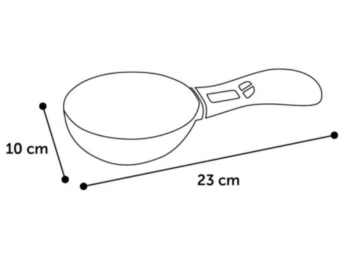 Scoop til gnavere med en diameter på 23 cm og en dybde på 10 cm, ideel til fodring af mindre kæledyr. Perfekt til at sikre, at dit kæledyr får den rette mængde foder. | gnavernes univers