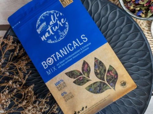 Bunny nature botanicals mix til gnavere, 100% naturlig urteblanding uden korn, ideel til sund kost og velvære for små kæledyr. | gnavernes univers