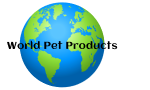 Verdenskort med teksten "world pet products" som symboliserer global tilgængelighed af udstyr til gnavere og mindre kæledyr. | gnavernes univers